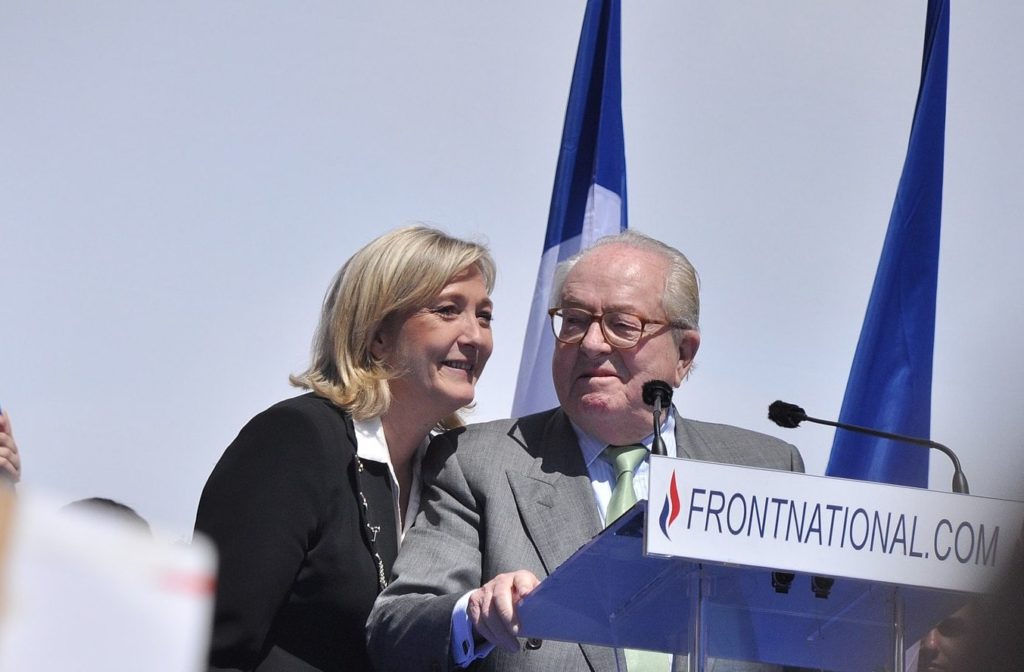 Jean-Marie Le Pen Supports his Daughter Marine in the ‘War of the Rights’