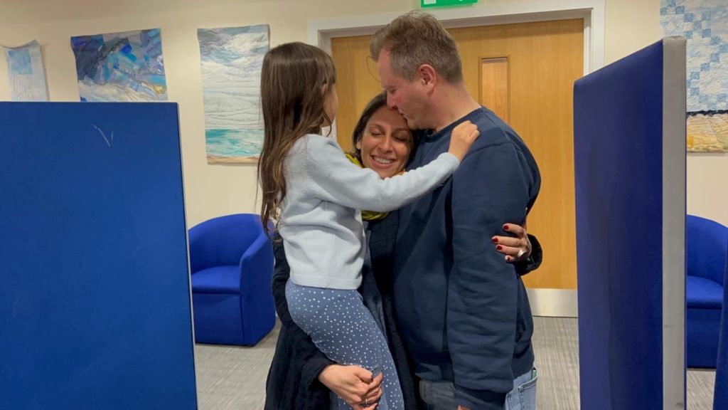 Nazanin Zaghari-Ratcliffe Reunited with Family After Six Years of Detention in Iran