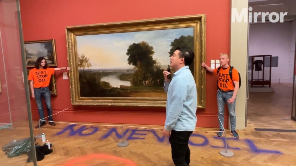 Growing Trend Among Climate Activists: Targeting Great Artworks of the Western Past