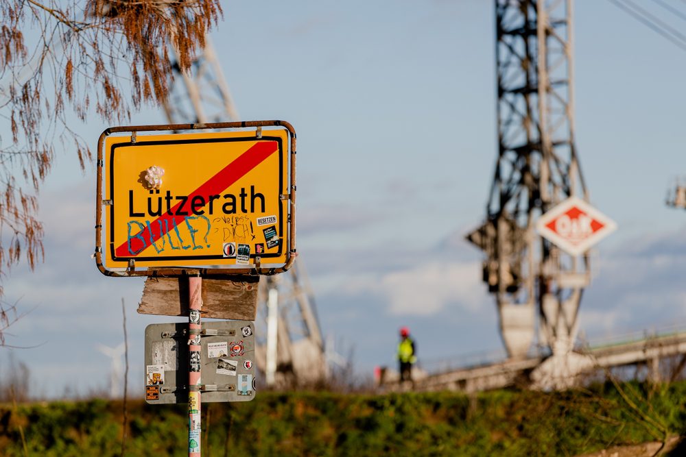 Greta Thunberg Caught on the Site of Lützerath Lignite Mine
