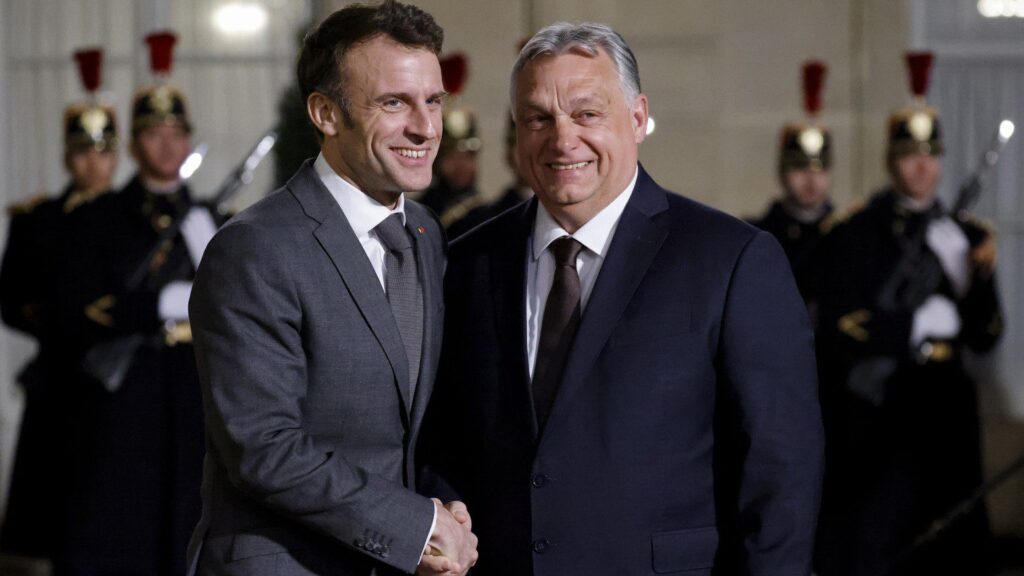 Prime Minister Viktor Orbán Visits President Emmanuel Macron