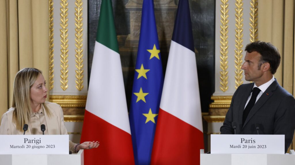 In Paris, Macron and Meloni Attempt To Repair Franco-Italian Relations