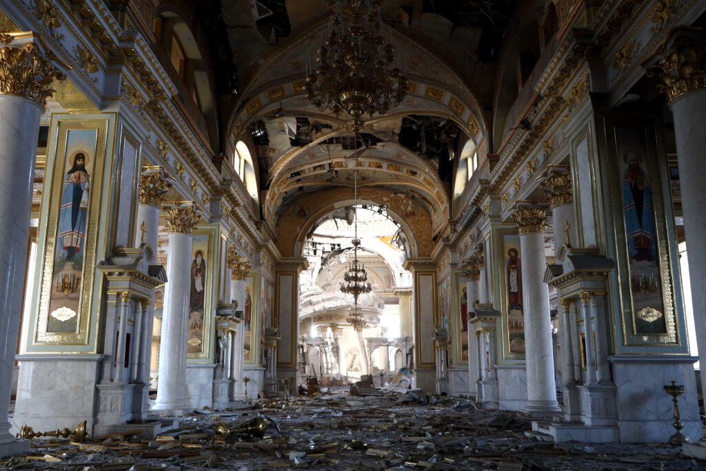 Outcry After Missile Damages Odesa’s Historic Cathedral