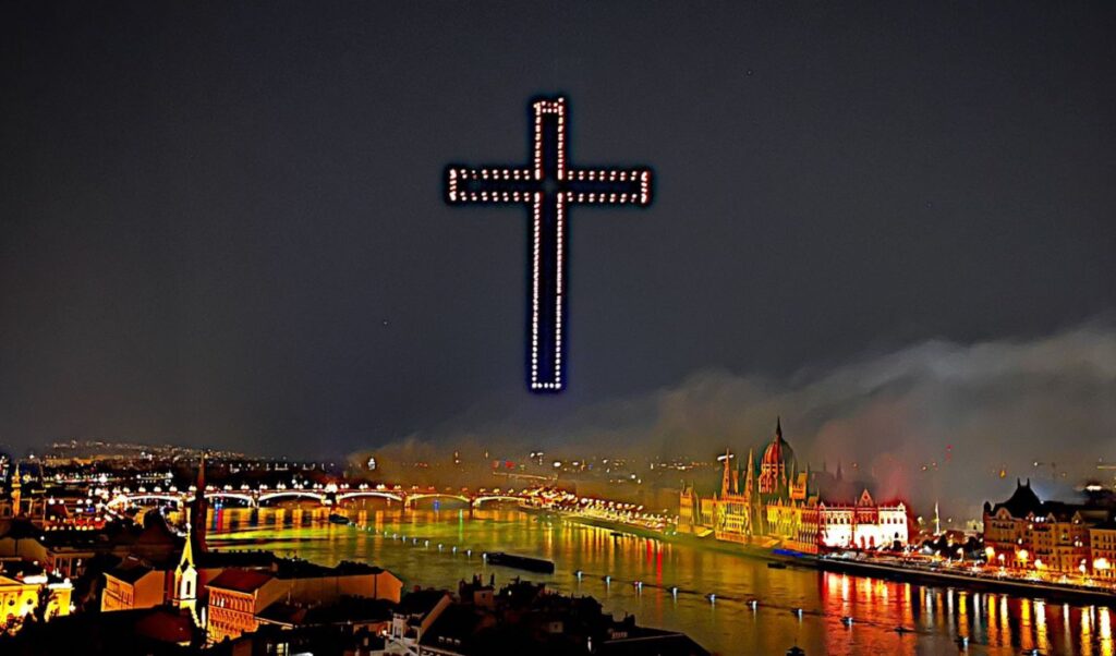 Heaven Over Budapest: A Sign of the Times in the Hungarian Capital