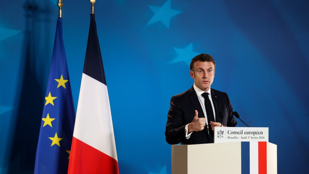 Macron: We Need To Send Troops to Ukraine if Frontline Collapses