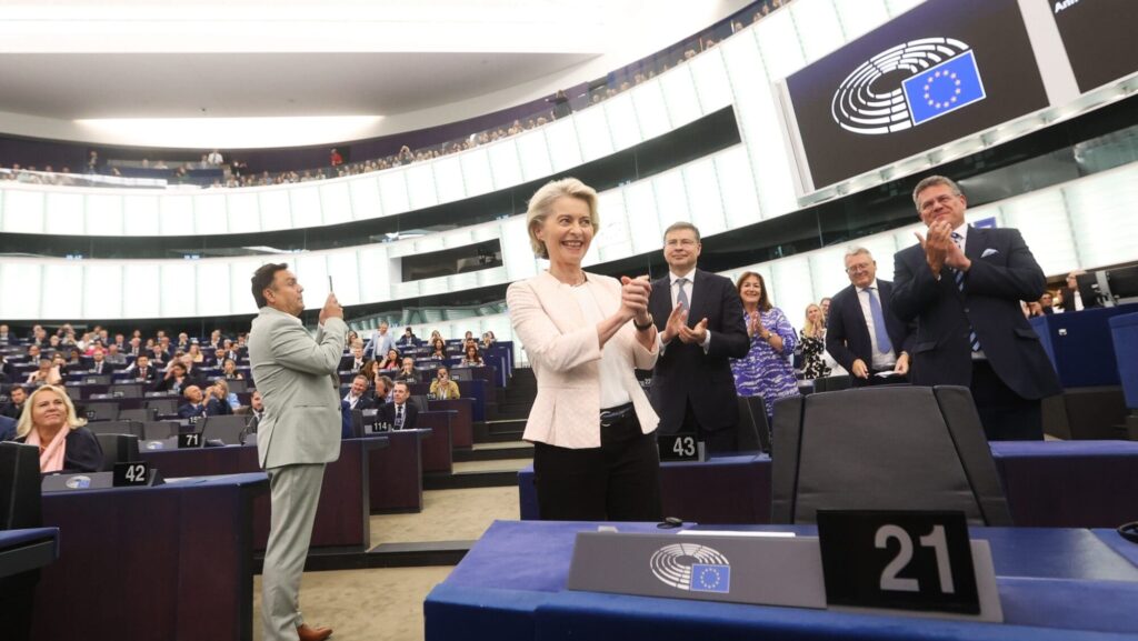 Ursula von der Leyen Re-Elected as EU Commission President