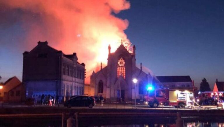 Historic French Church Destroyed by Arson