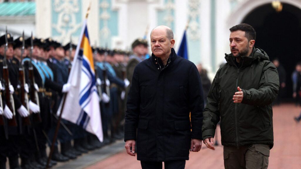 Scholz’s Trip to Ukraine Dismissed as “Dishonest” Campaign Maneuver