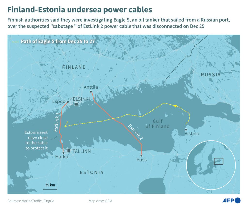 Suspected Shadow Fleet Tanker Investigated for Baltic Power Cable ‘Sabotage’ ━ The European Conservative