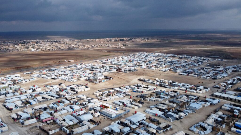 Al-Hol camp in Syria's northeastern Al-Hasakah Governorate