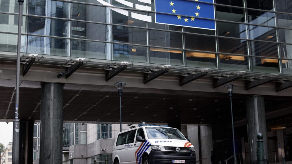 Belgian police raided offices inside the EU Parliament in Brussels.