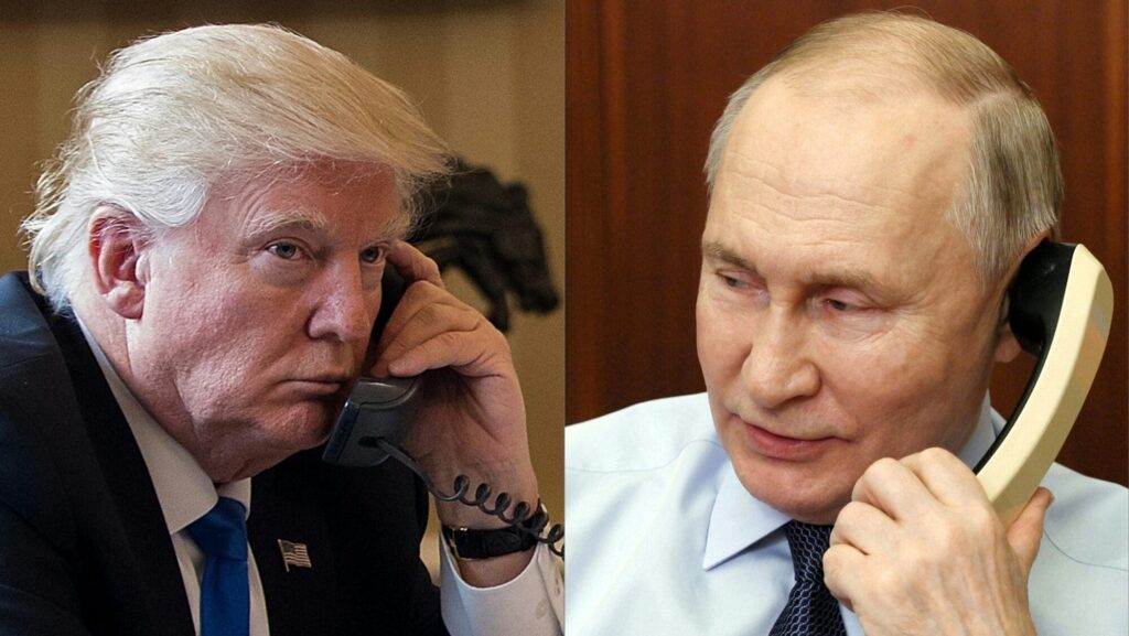 Donald Trump and Vladimir Putin