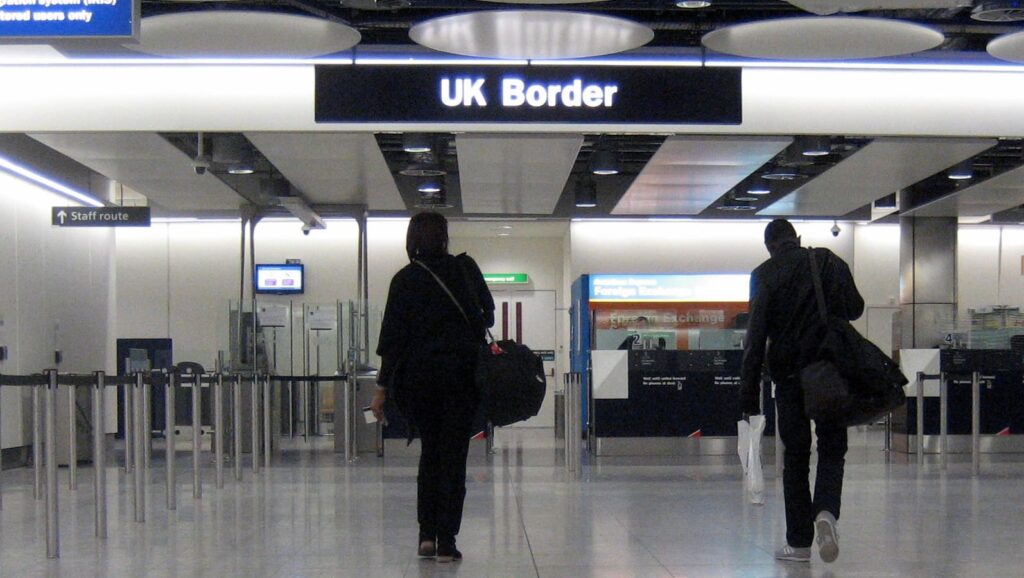 The UK Border at Heathrow Airport