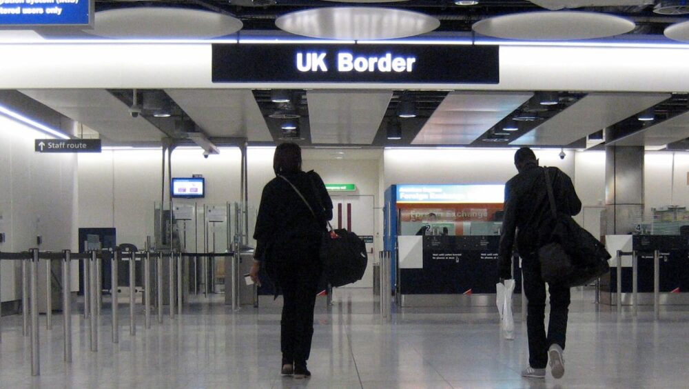 The UK Border at Heathrow Airport