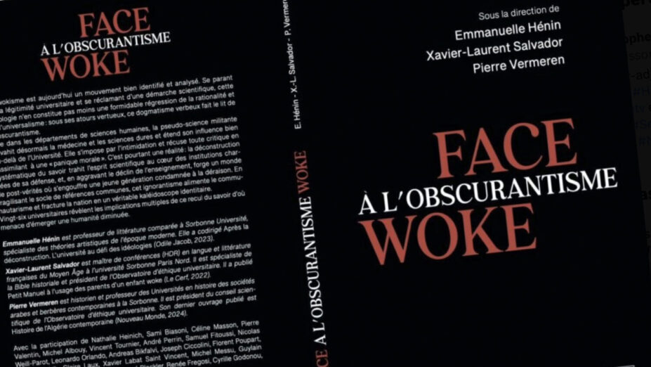 Face à l'obscurantisme woke book cover French study of wokeism in academia
