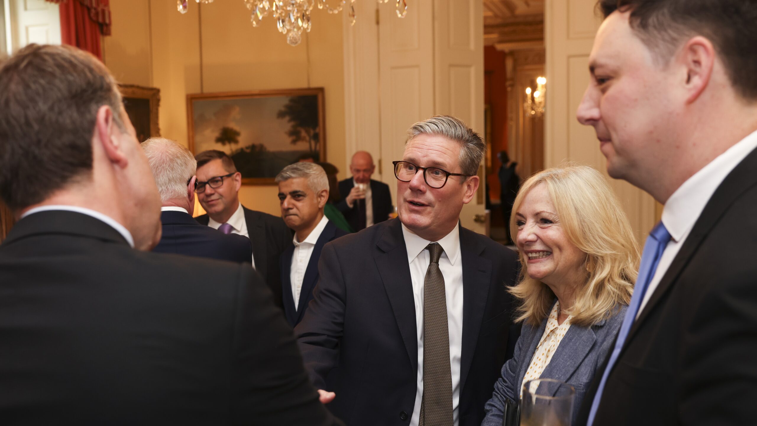 UK PM Keir Starmer hosts Metro Mayors on July 9, 2024 in 10 Downing Street.