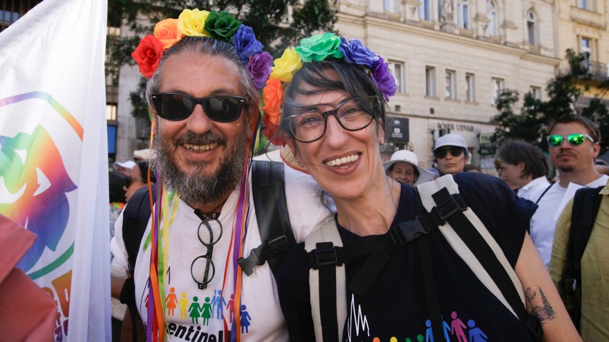 Budapest Pride participants on June 28, 2025