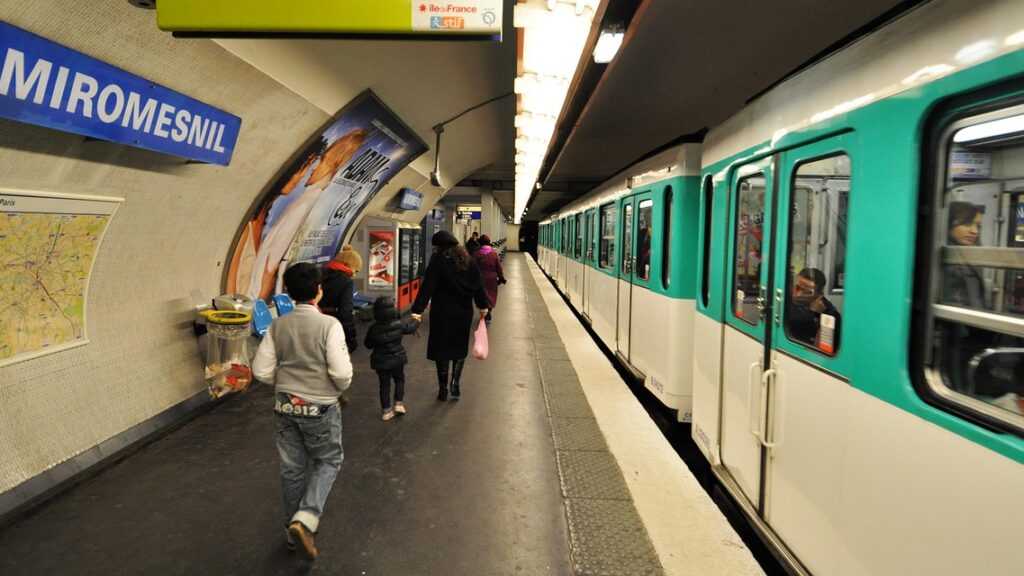A Paris metro station
