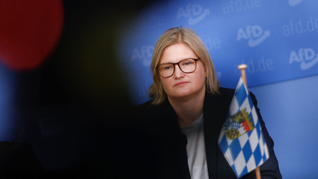 Katrin Ebner-Steiner, AfD's lead candidate in the 2023 Bavarian state election