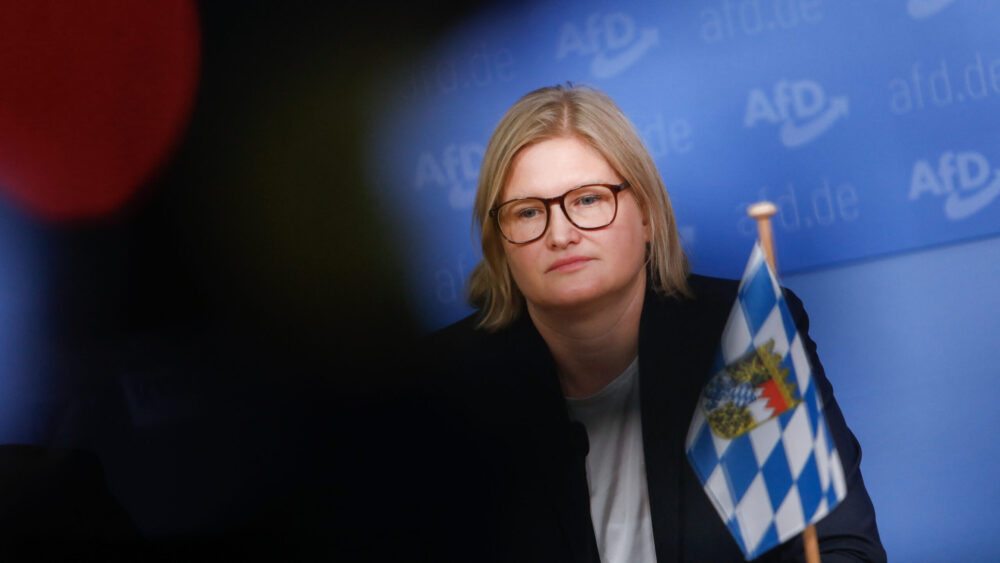 Katrin Ebner-Steiner, AfD's lead candidate in the 2023 Bavarian state election
