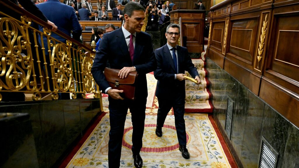 Pedro Sánchez and Félix Bolaños