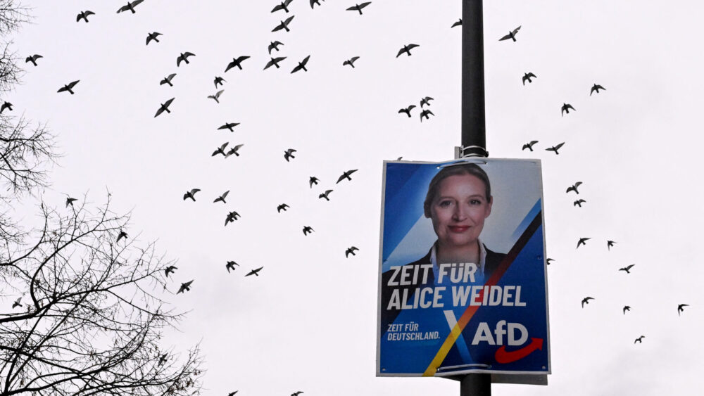 An AfD poster