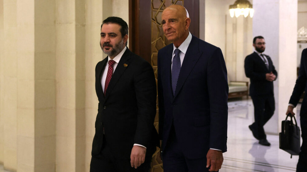 Asaad al-Shaibani and Thomas Barrack