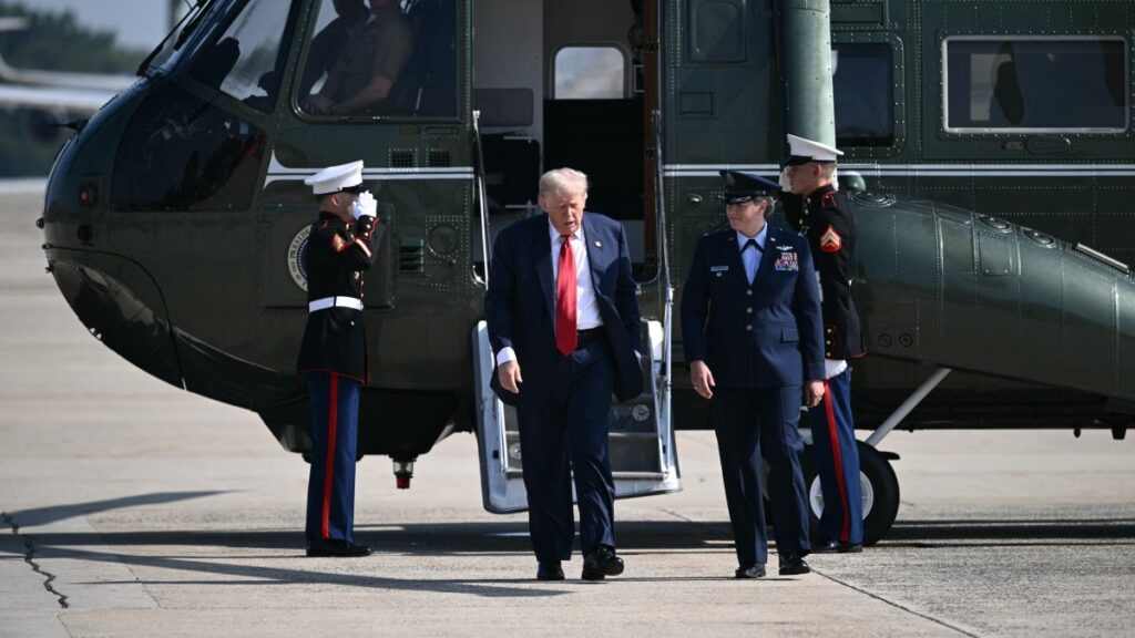 U.S. President Donald Trump on July 25, 2025