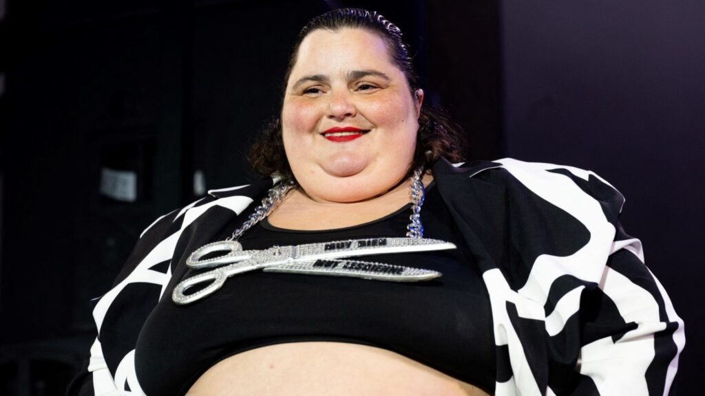 French DJ Barbara Butch seen during the 20th edition of the Rock en Seine music festival, in Saint-Cloud, outside Paris, on August 25, 2024.