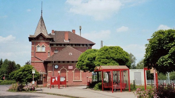 The Friedland railway station