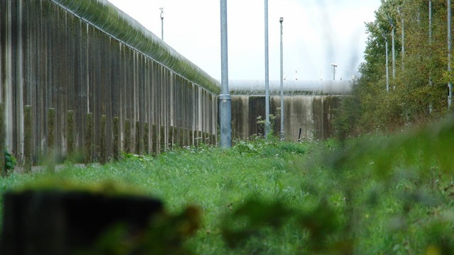Frankland Prison - Rear Elevation Frankland Prison - Photo taken from the path leading to Brasside Ponds