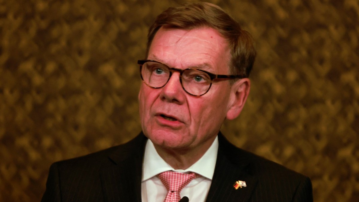 German Foreign Minister Johann Wadephul in Jerusalem on July 31, 2025