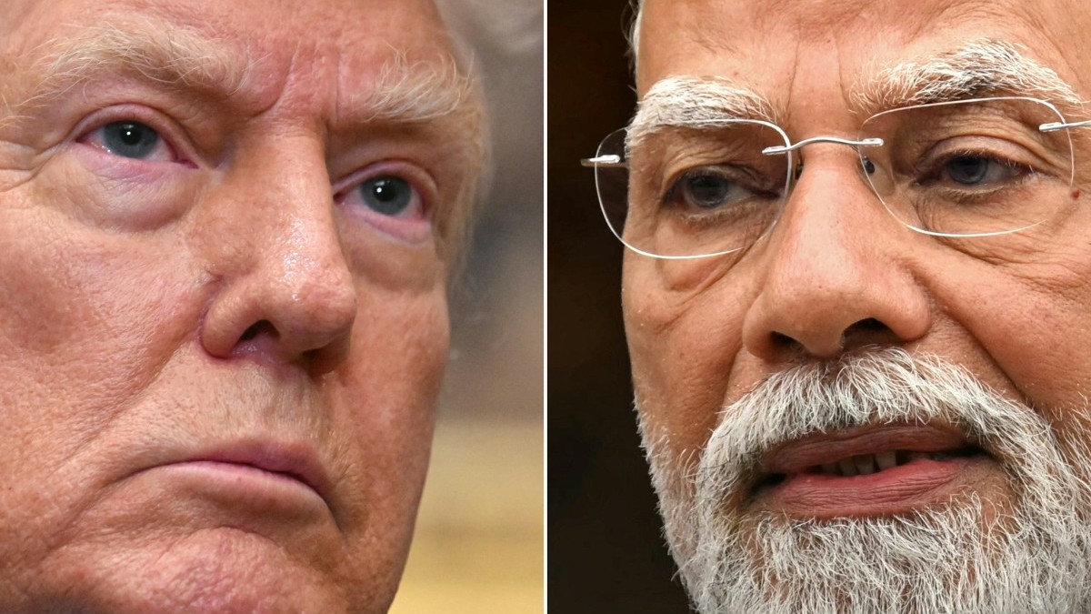 Donald Trump and Narendra Modi (combo pic) AFP