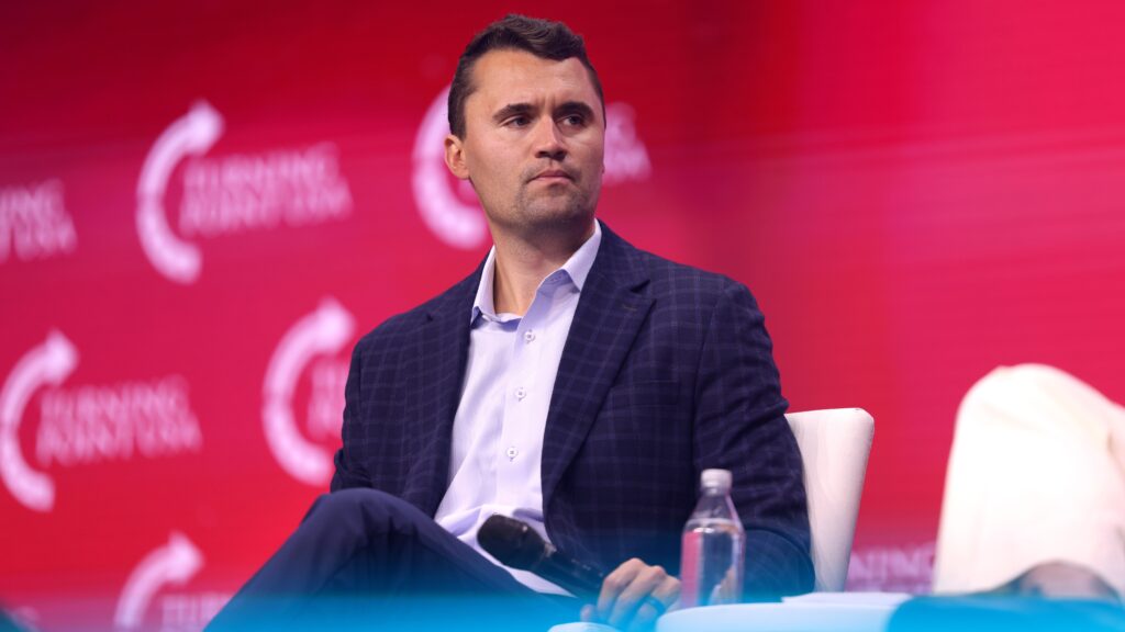 Charlie Kirk in Tampa, Florida in July 2025