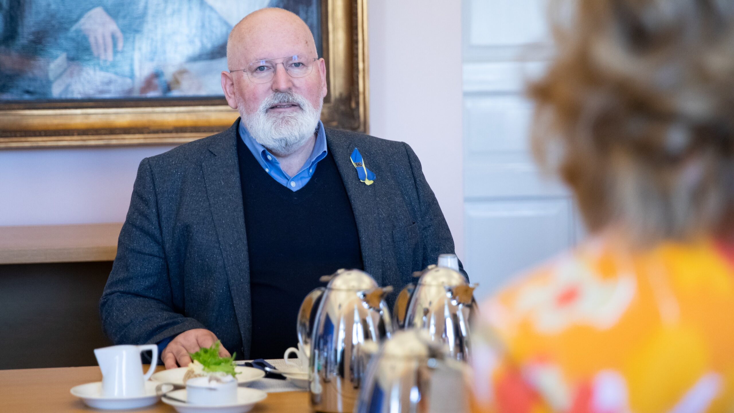 Frans Timmermans in 2022 in Finland