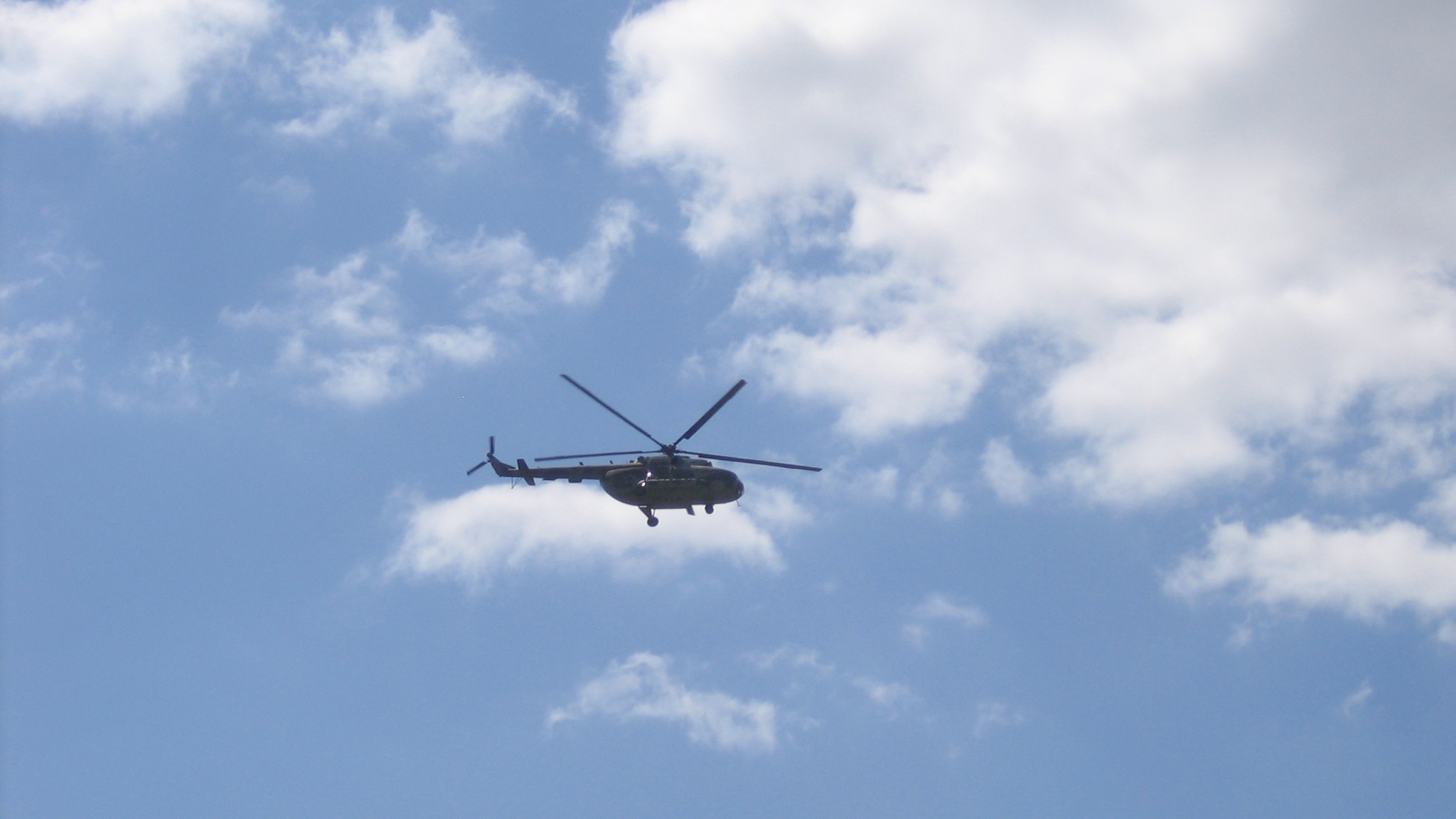 A Mil Mi-8 helicopter