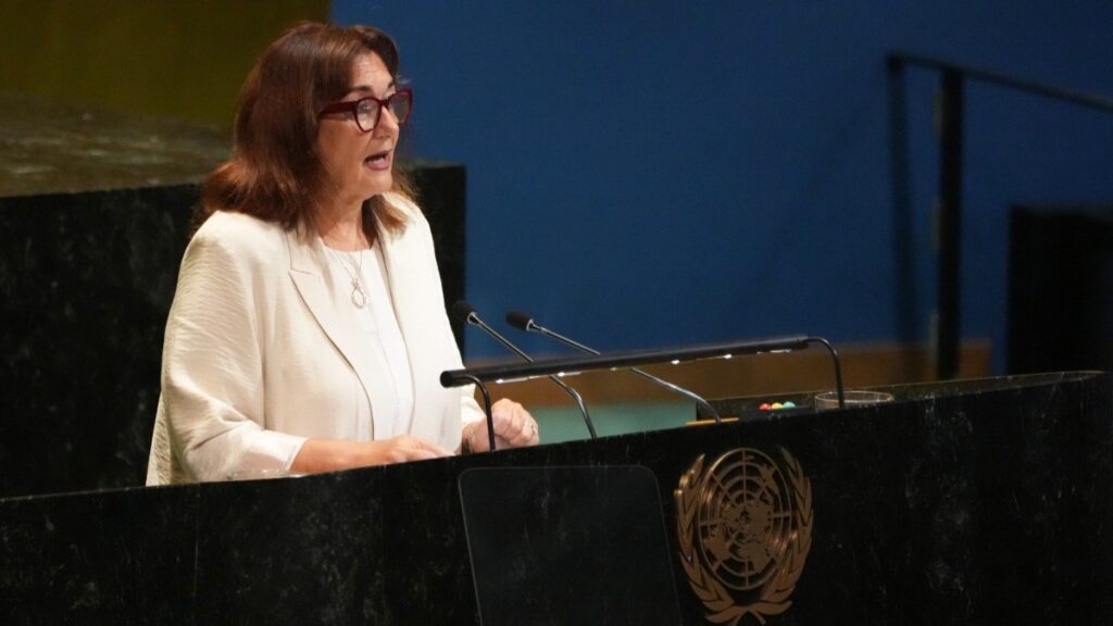 Dubravka Šuica, European Commissoner in charge of the Mediterranean region and demography