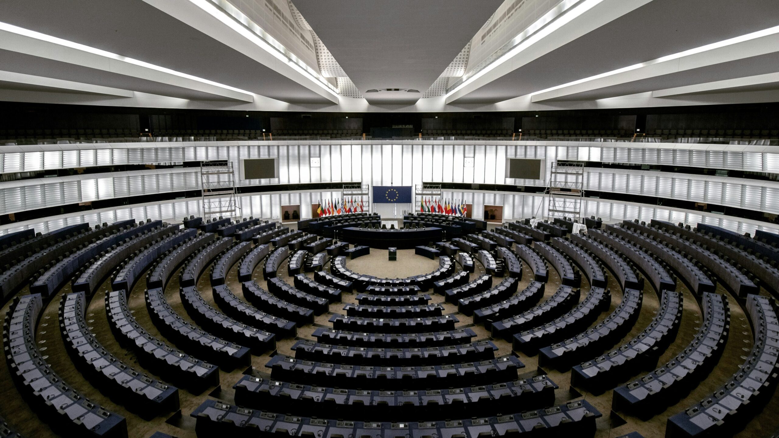 The plenary hall of the European Parliament in Strasbourg