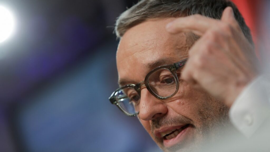 FPÖ leader Herbert Kickl