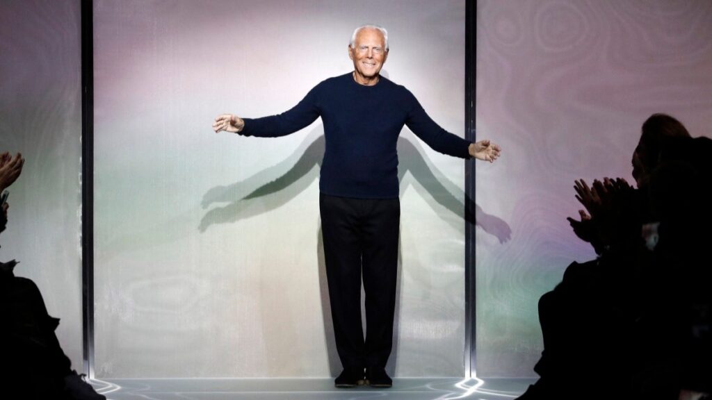 Giorgio Armani in 2018