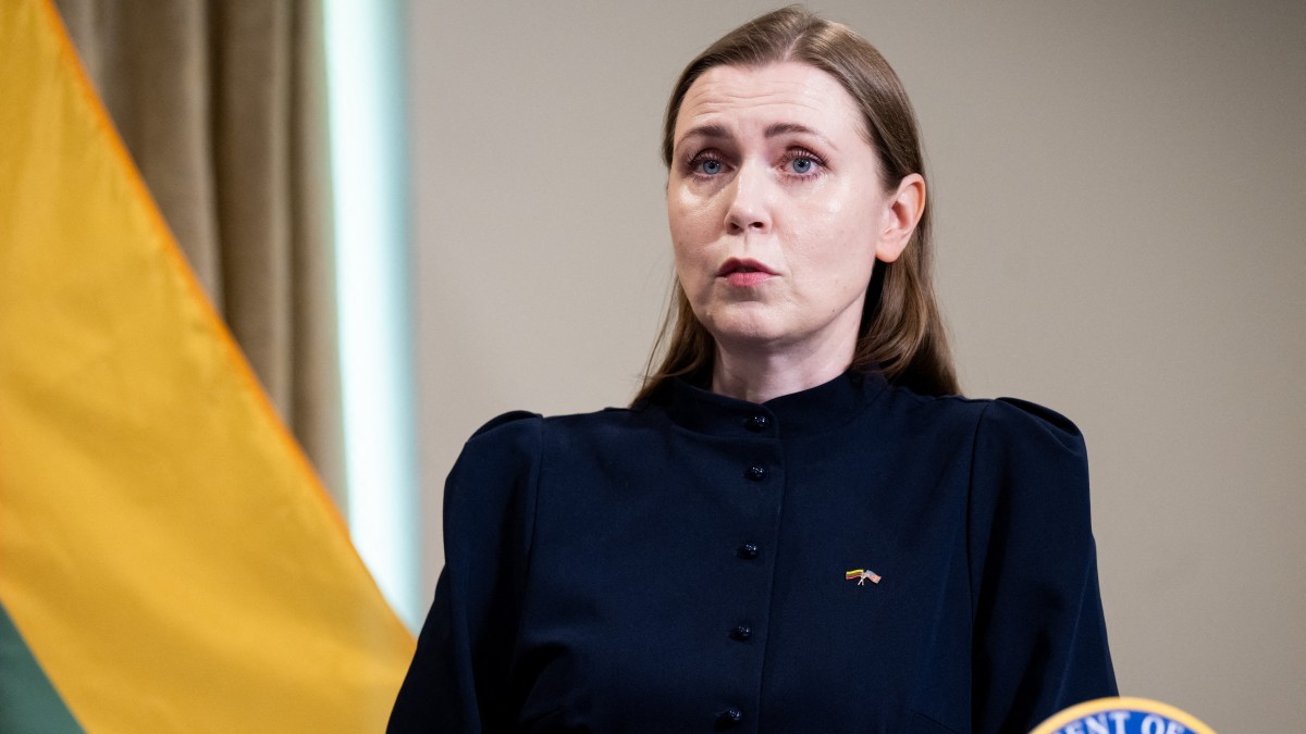Lithuanian Minister of National Defence Dovilė Šakalienė speaks prior to meetings between the U.S., Estonia, Latvia and Lithuania, at the Pentagon in Washington, D.C., on July 25, 2025.