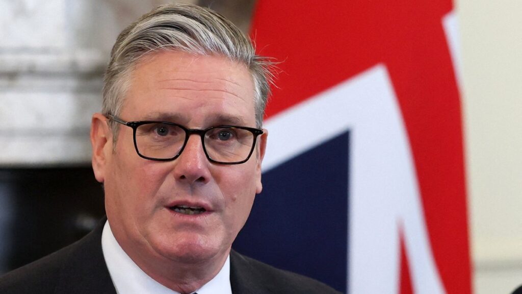 UK PM Keir Starmer on September 9, 2025