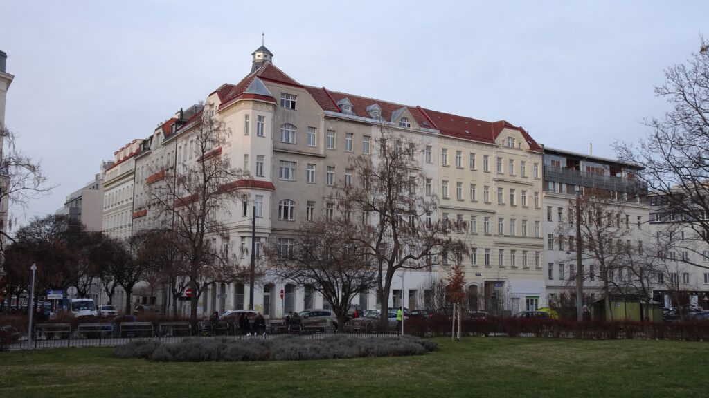 Antonsplatz in Vienna seen from the north-east