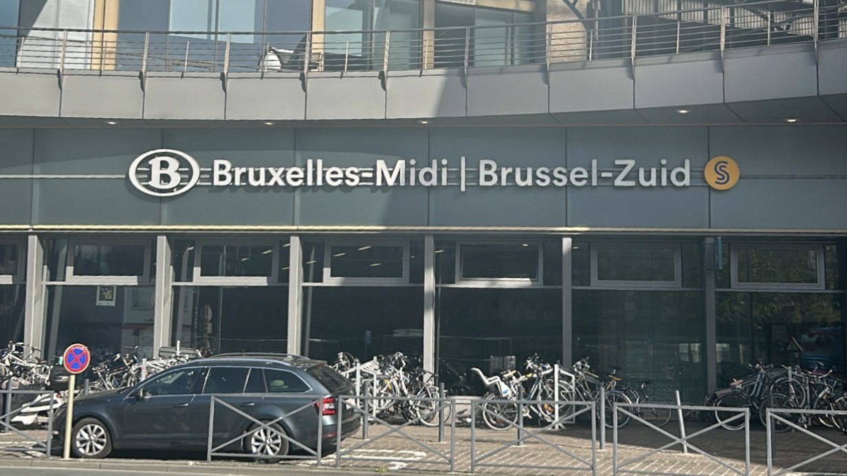 The Brussels Midi railway station