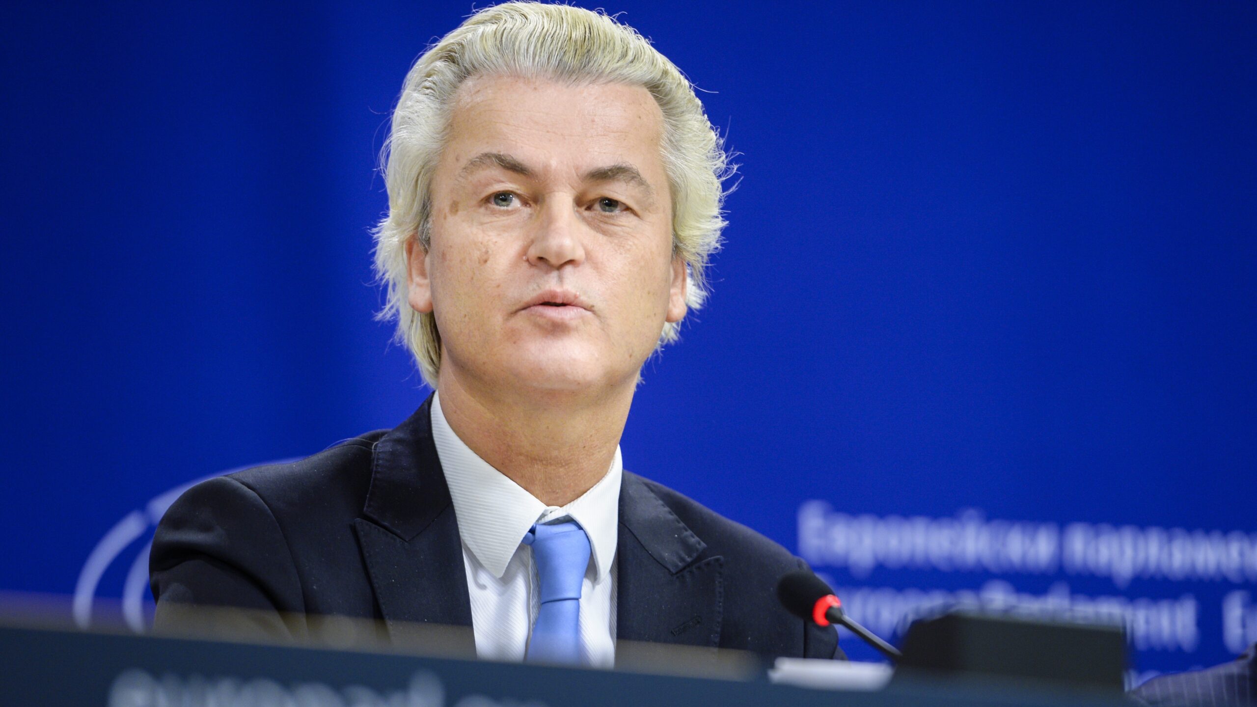 Geert Wilders in the European Parliament in 2015