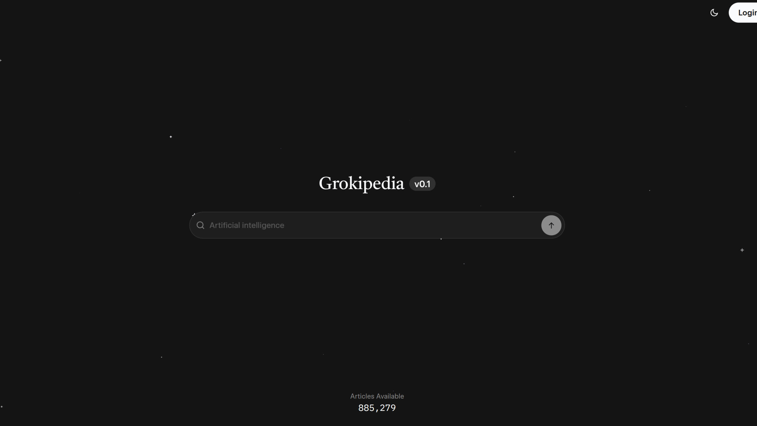 Homepage of grokipedia.com