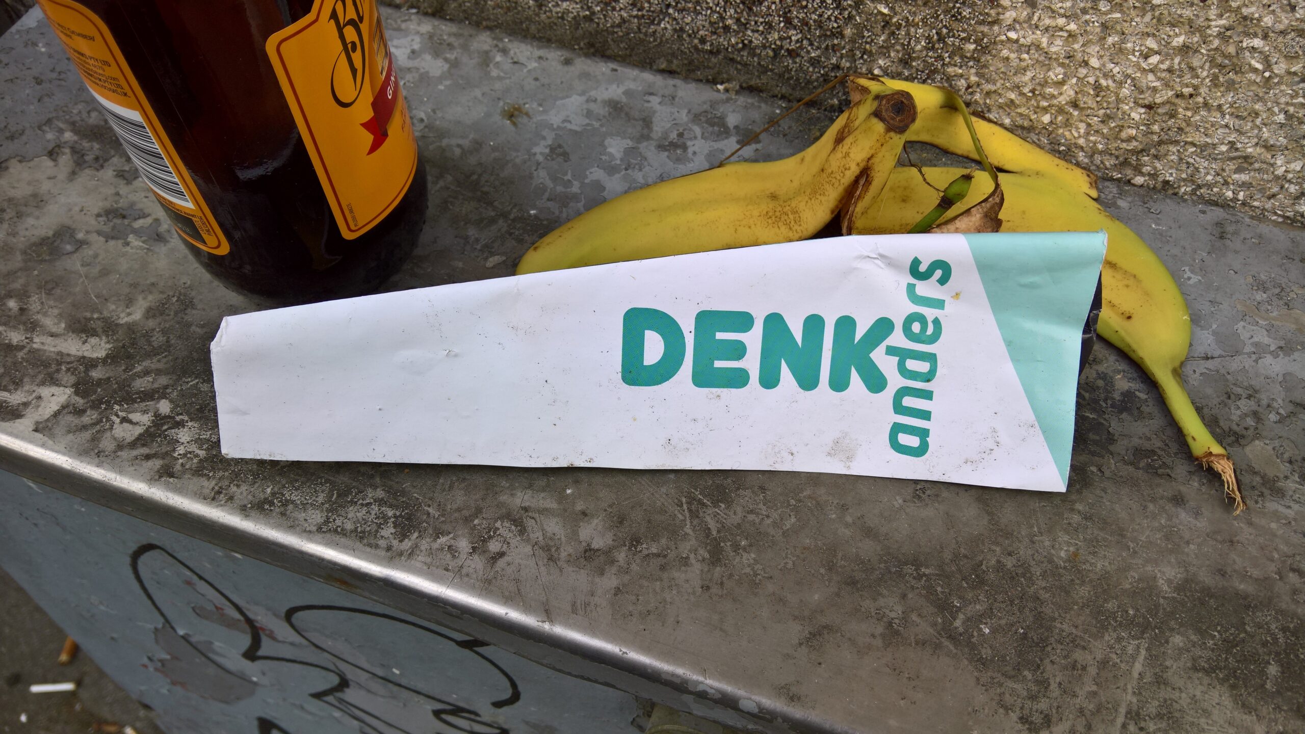 An election poster of the DENK political party in 2021 in Rottterdam, The Netherlands