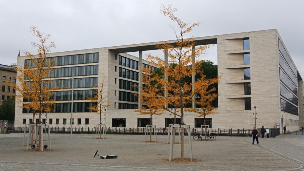 The building of the German Federal Foreign Office in Berlin