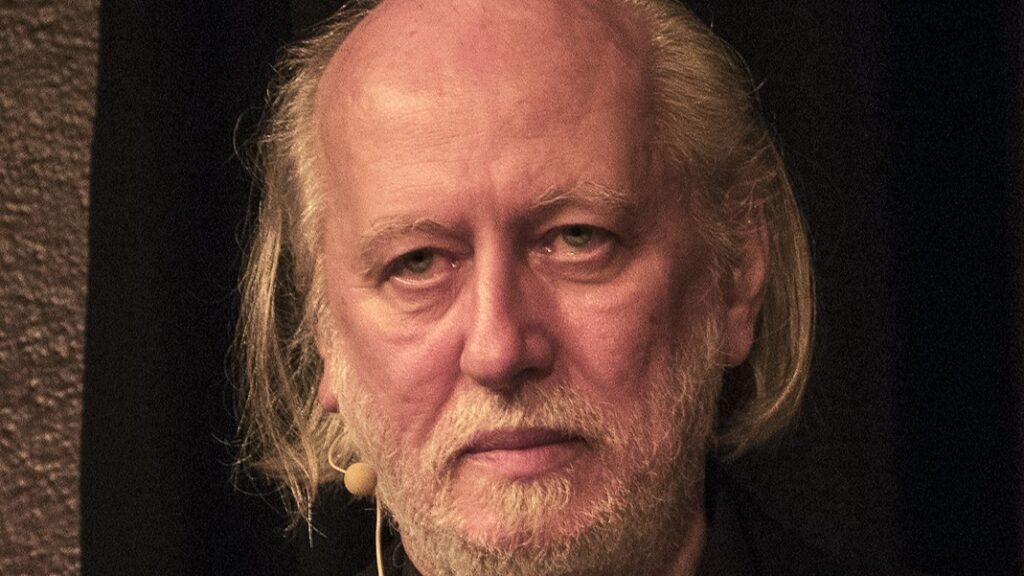 László Krasznahorkai at Stadtgarten in Cologne, Germany, on November 3, 2016