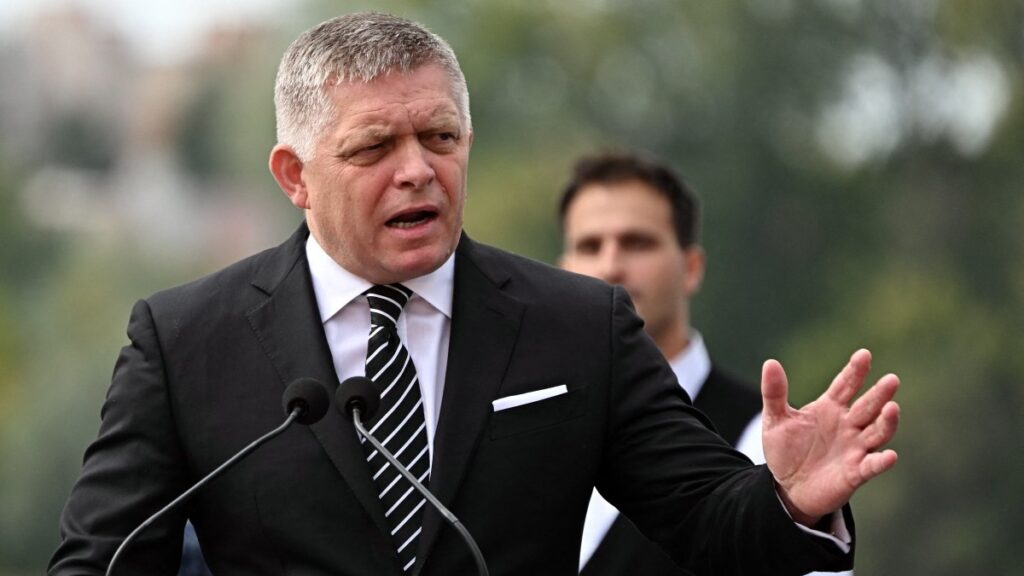 Slovak Prime Minister Robert Fico on September 28, 2025